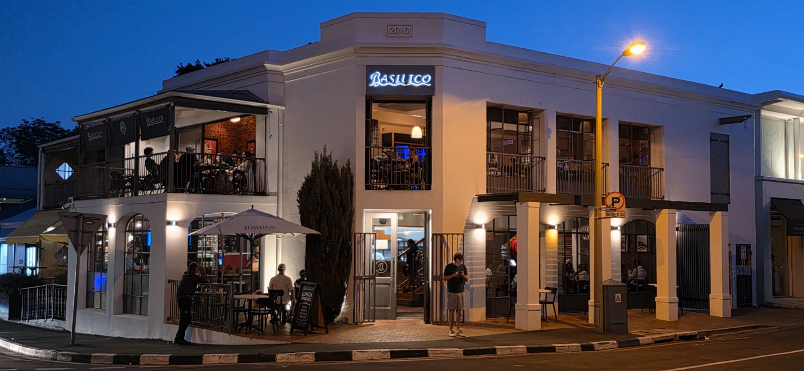 Basilico restaurant on the corner of Kildare Road, Newlands